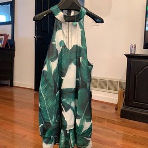 Judith March green botanical romper 🍃 size L